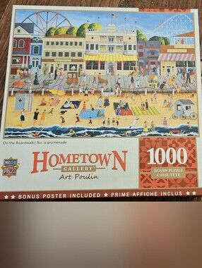 Beach Scene 1000-Piece Jigsaw Puzzle - Multicolor
